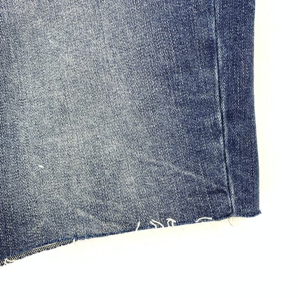 Hudson Rex Raw Edge Jean Shorts Mens Size 32 Medium Wash Stretch Denim - Picture 5 of 7